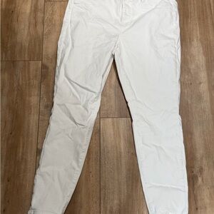 American Eagle white high rise jeggings size 16